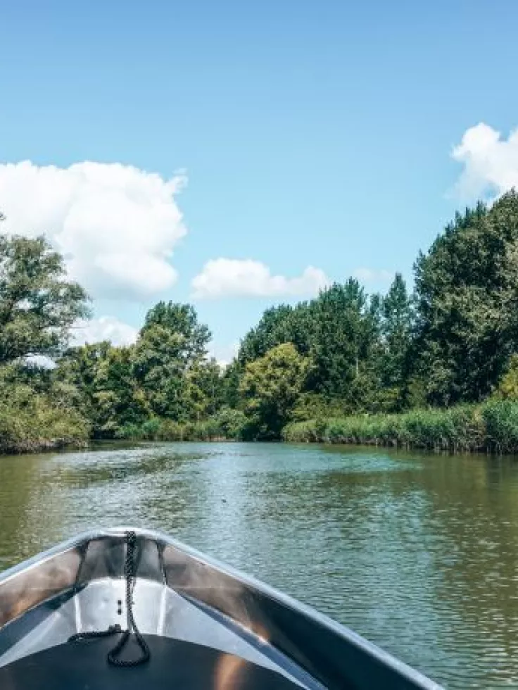 Bootje varen in Biebosch